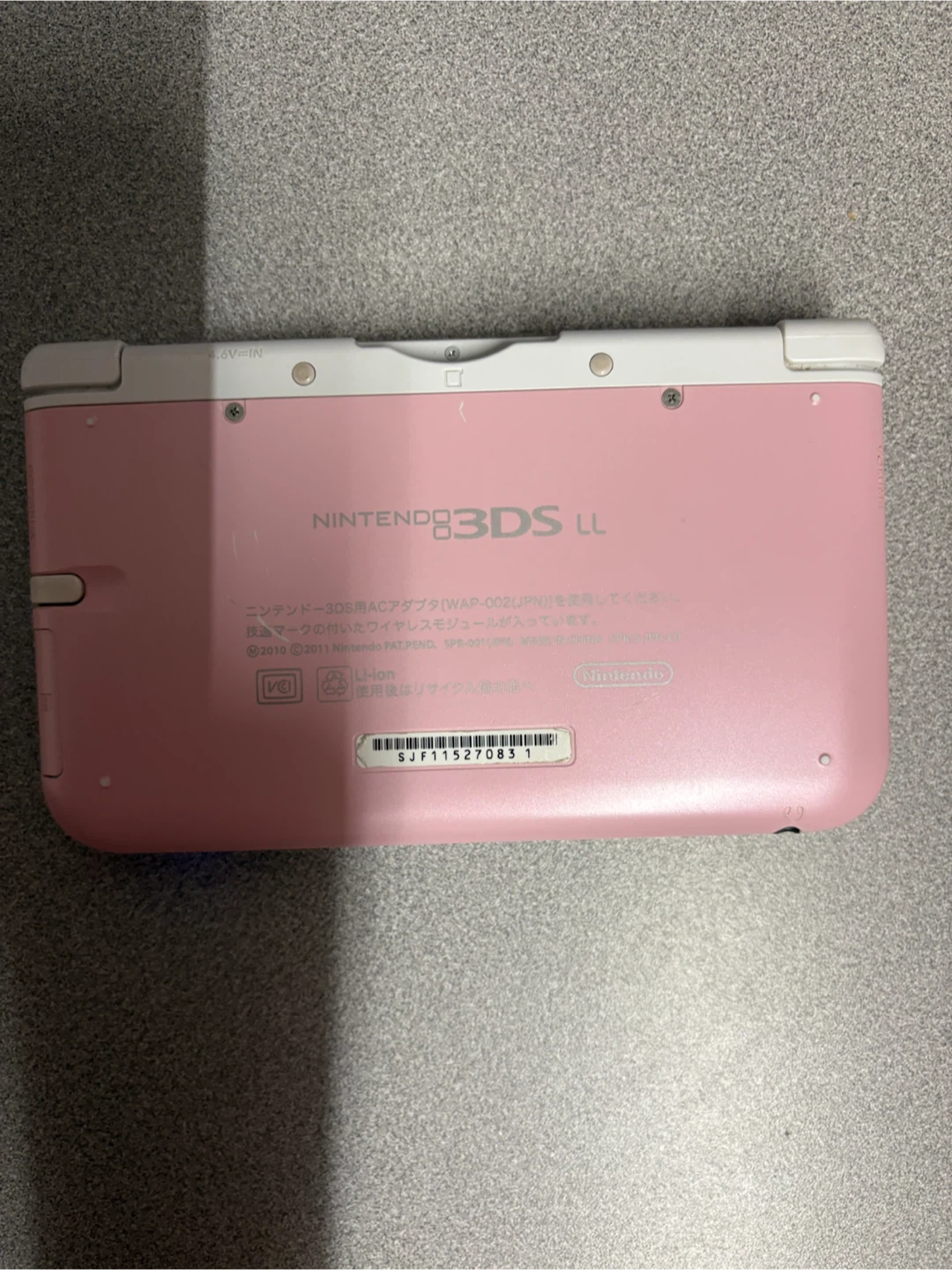 Nintendo 3DS LL Pink Handheld Console - photo 2