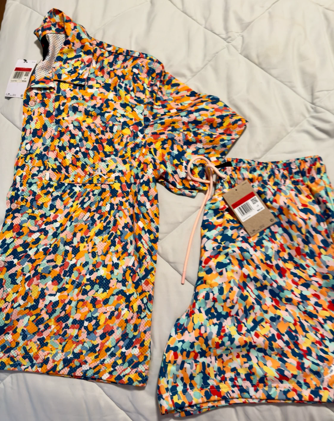 Jordan Golf Shorts & Polo Shirt Size L