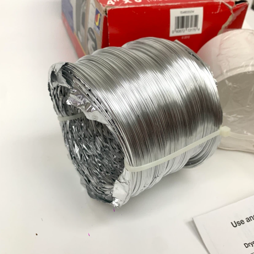 Dryer Vent Duct Connector Kit 4in x 8ft ProFlex New Unused - photo 3