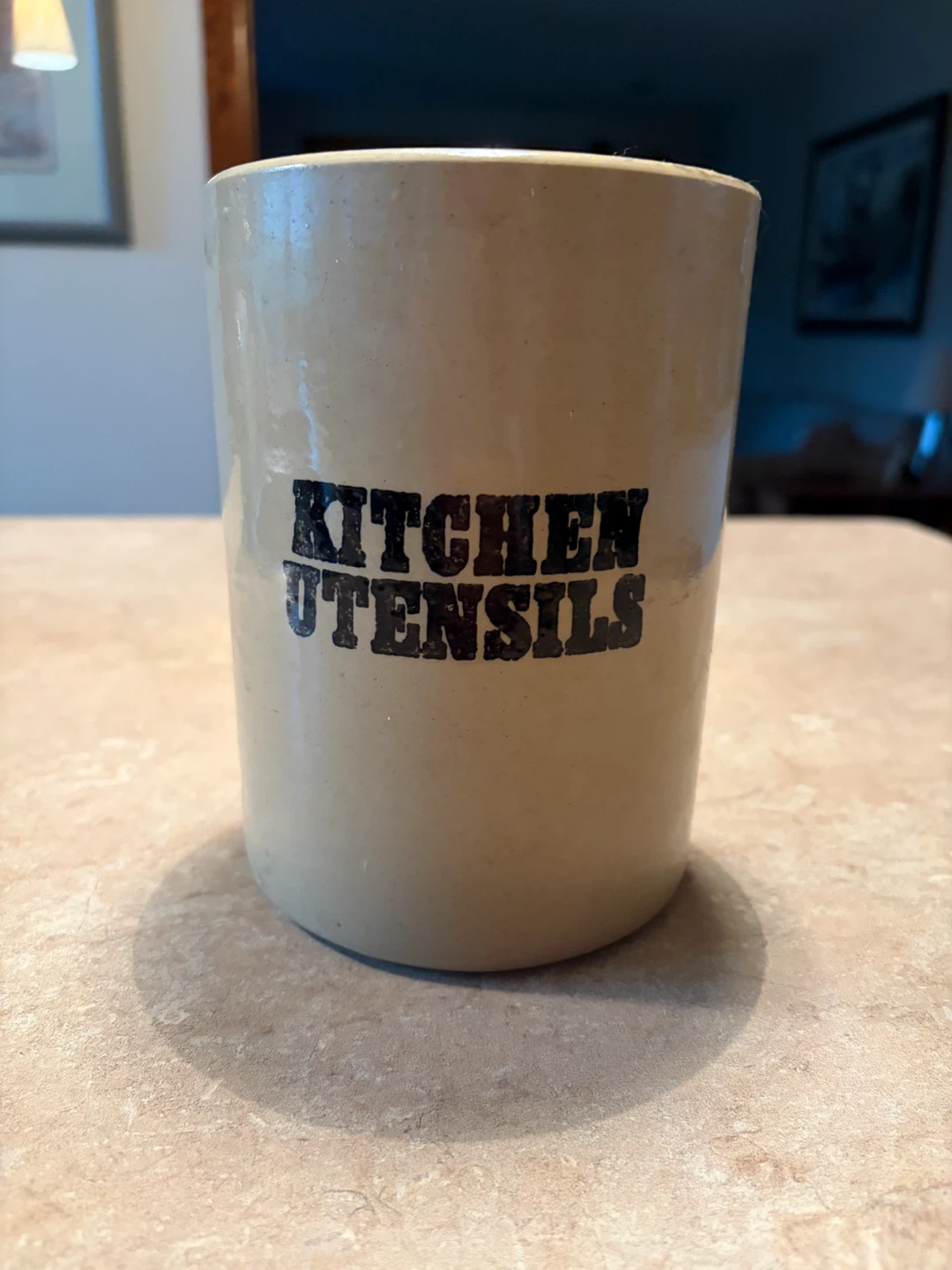Pearsons of Chesterfield Pottery "Kitchen Utensils" Crock