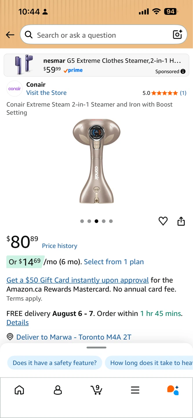Conair Extreme Steam 2-in-1 Steamer and Iron - photo 3