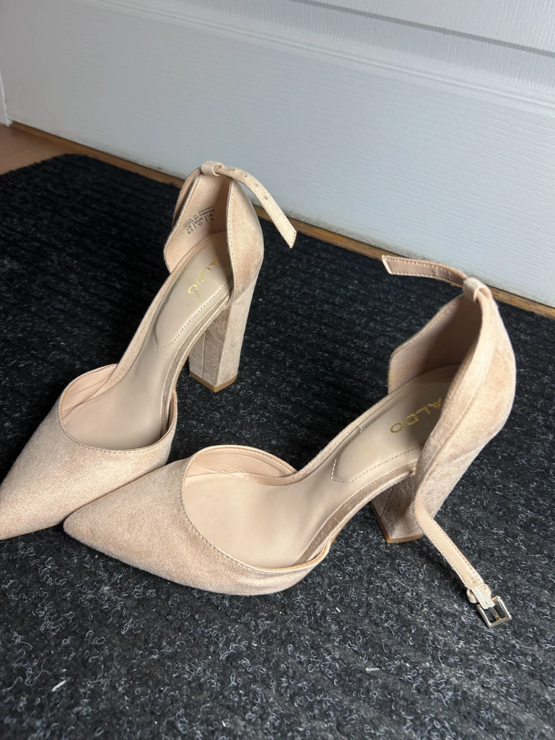 ALDO Suede Block Heel Pumps 7 - photo 4