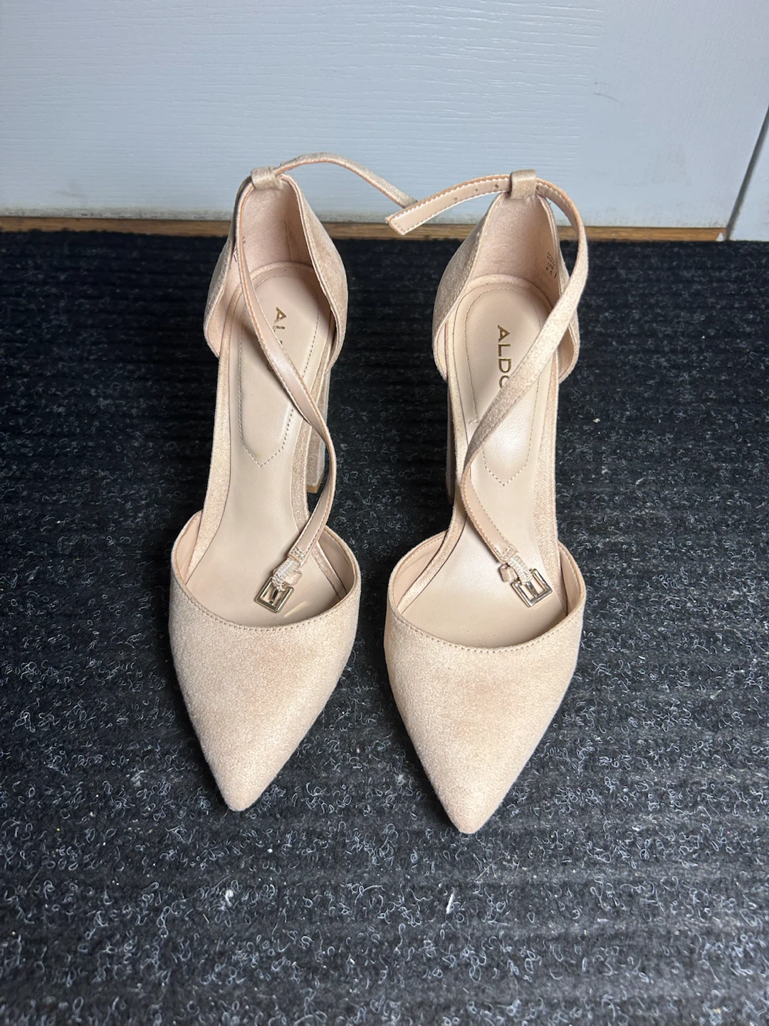 ALDO Suede Block Heel Pumps 7