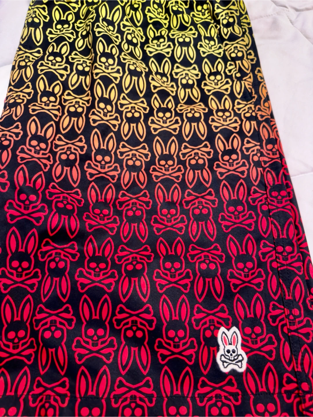 Psycho Bunny Swim Trunks - Blue Circles / Bunny Skulls - photo 3