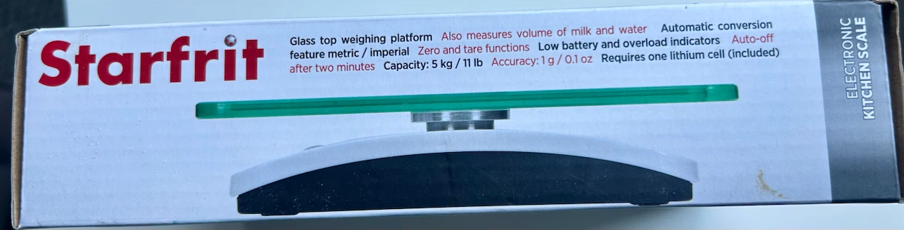 Starfrit Electronic Kitchen Scale - photo 2