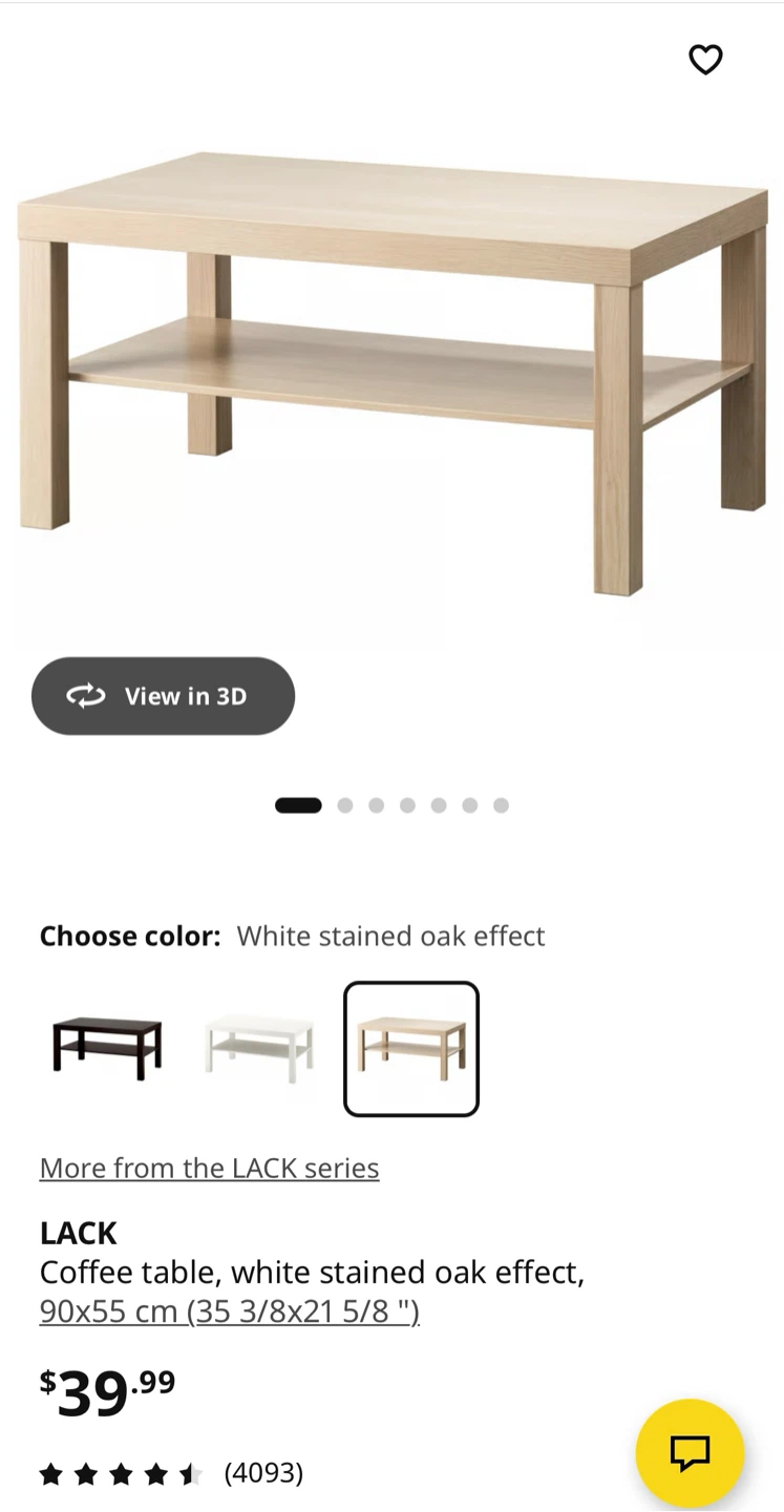 IKEA LACK Coffee Table