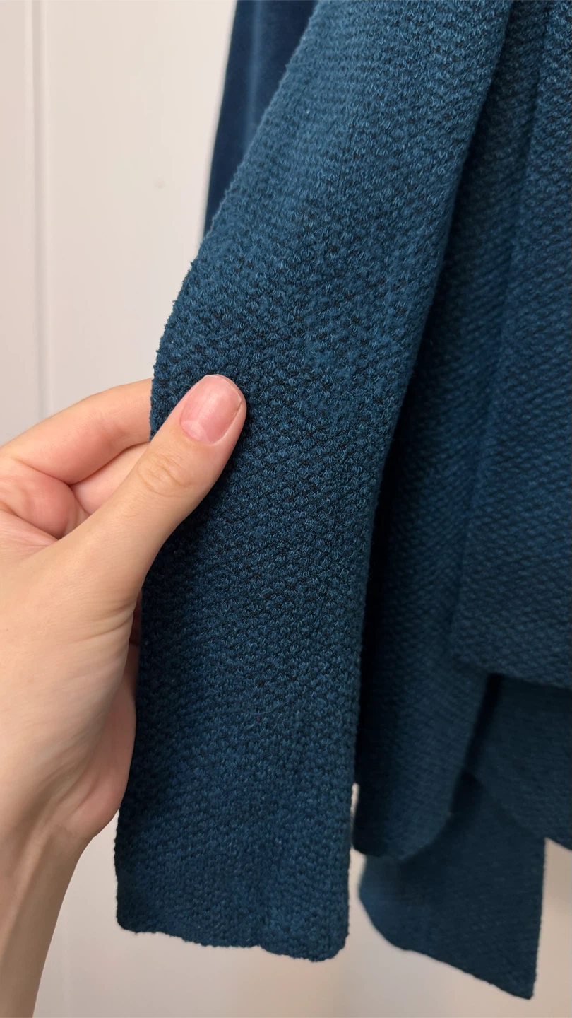 Reflections Teal Textured Cardigan - photo 2