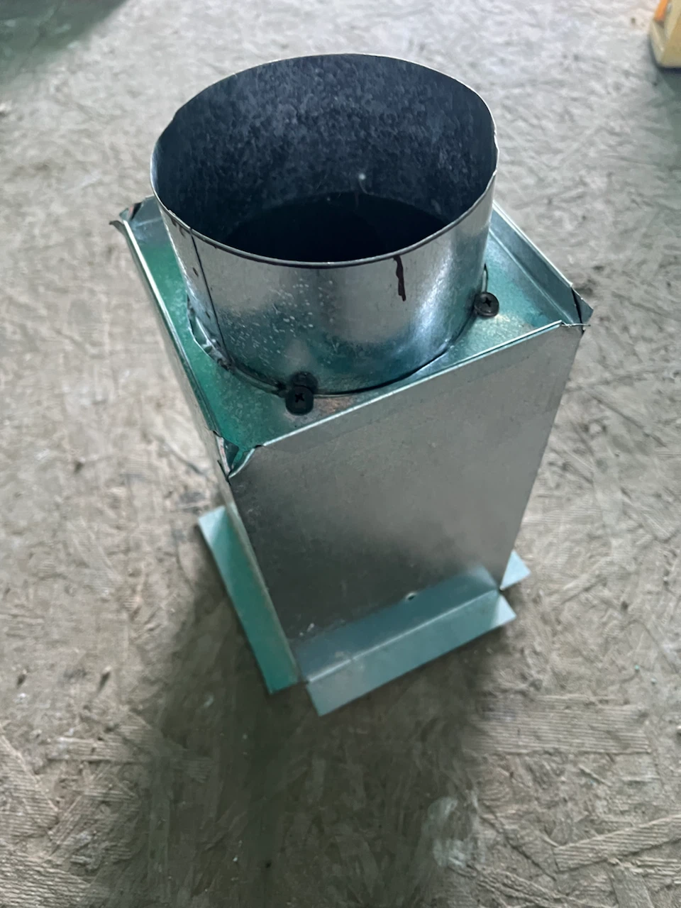 Galvanized Metal Duct Vent Adapter