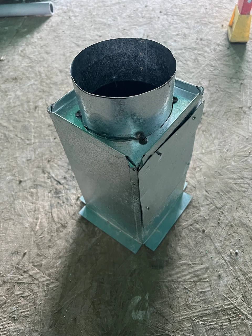 Galvanized Metal Duct Vent Adapter - photo 2