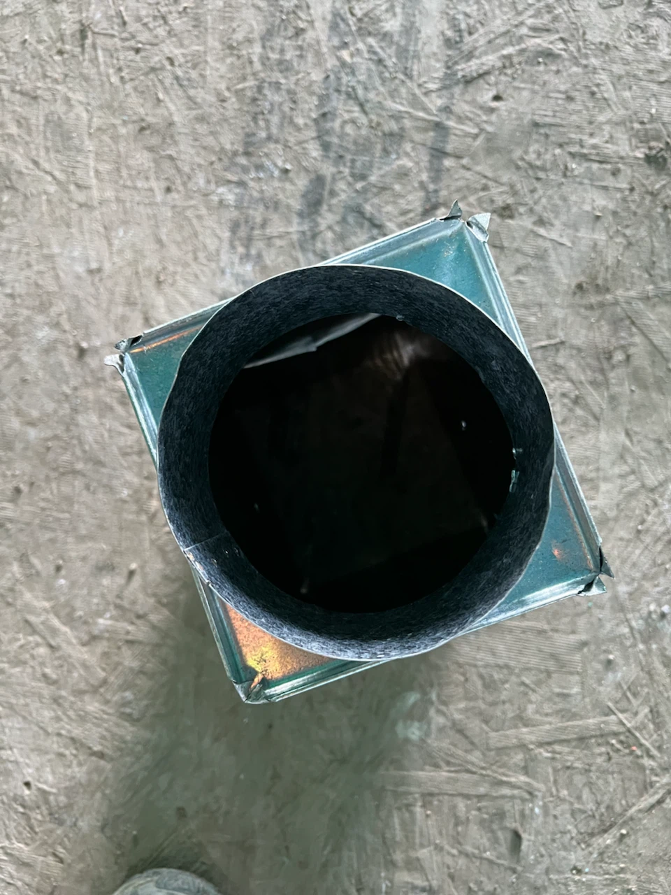 Galvanized Metal Duct Vent Adapter - photo 3