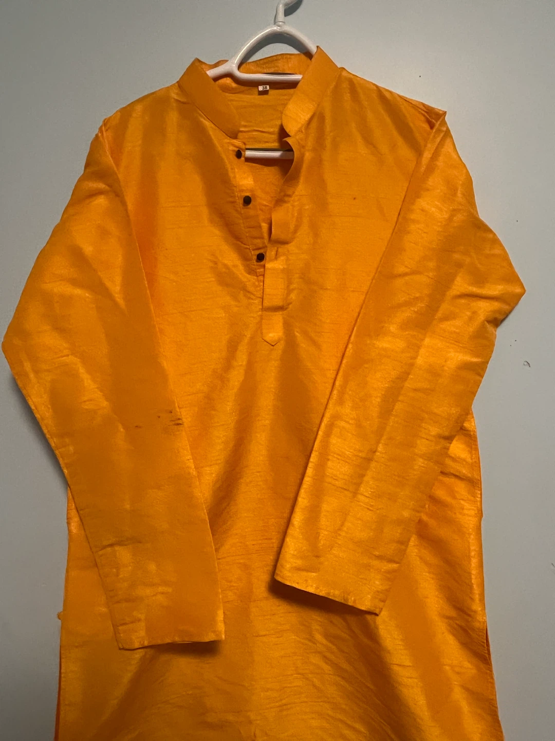 Orange Kurta Shirt - photo 3