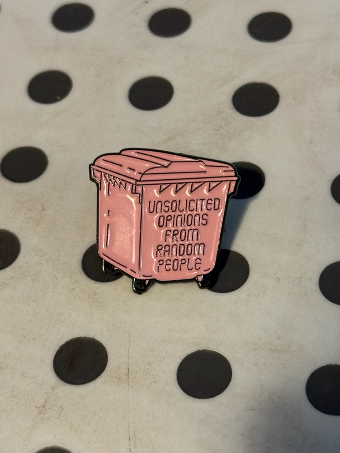 Enamel Pin - Unsolicited Opinions