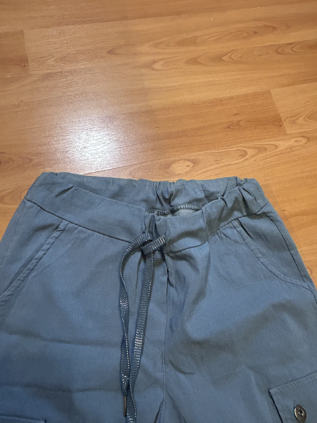 Blue Cargo (magic) Pants with Drawstring Waist - photo 2
