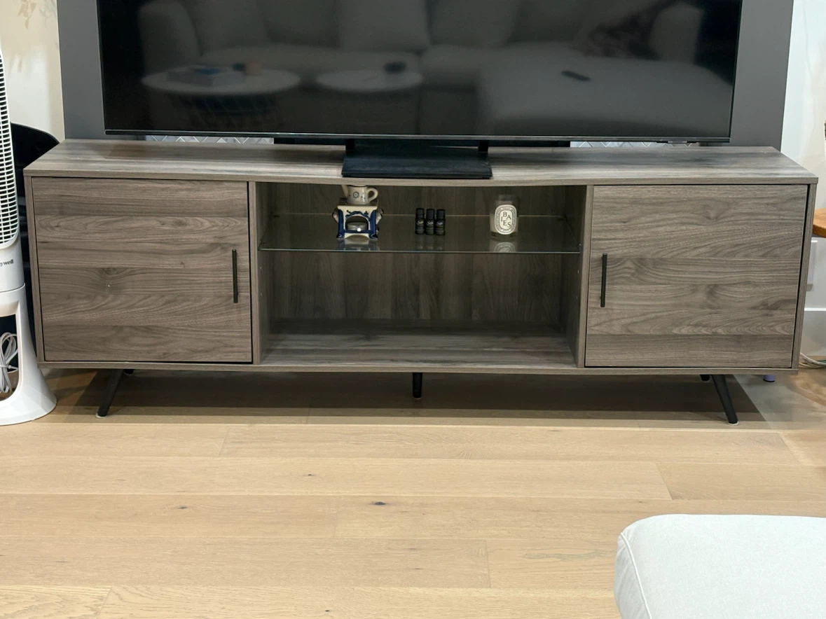 TV stand - upto 80” slate grey color