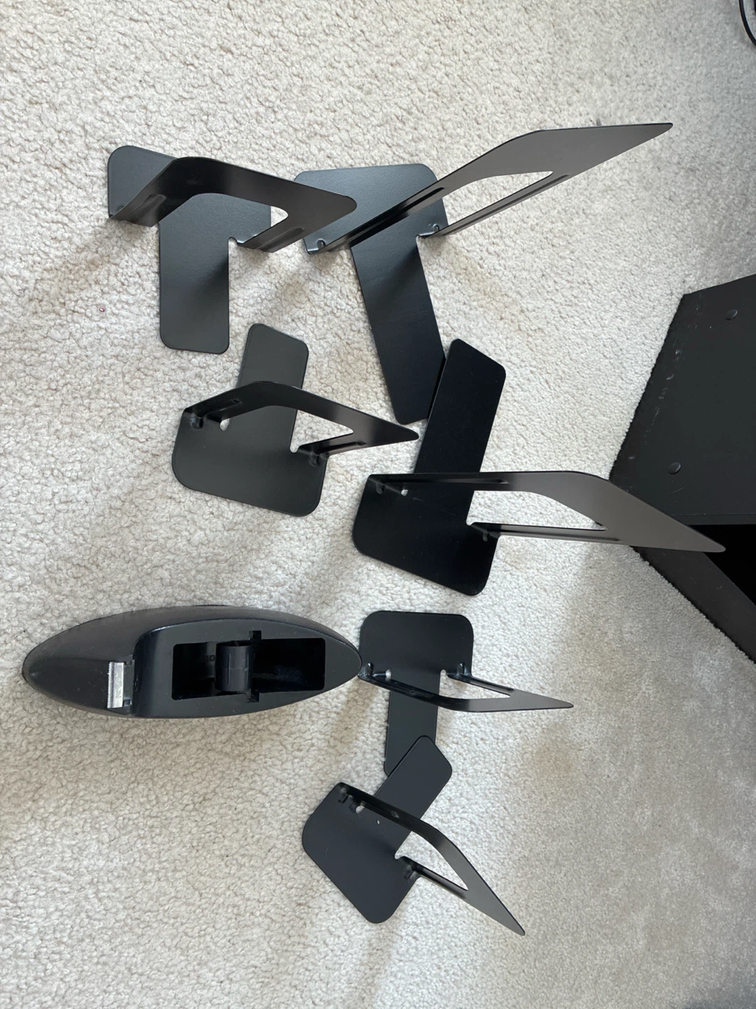 Black Bookends and Tape Dispenser Set - photo 2