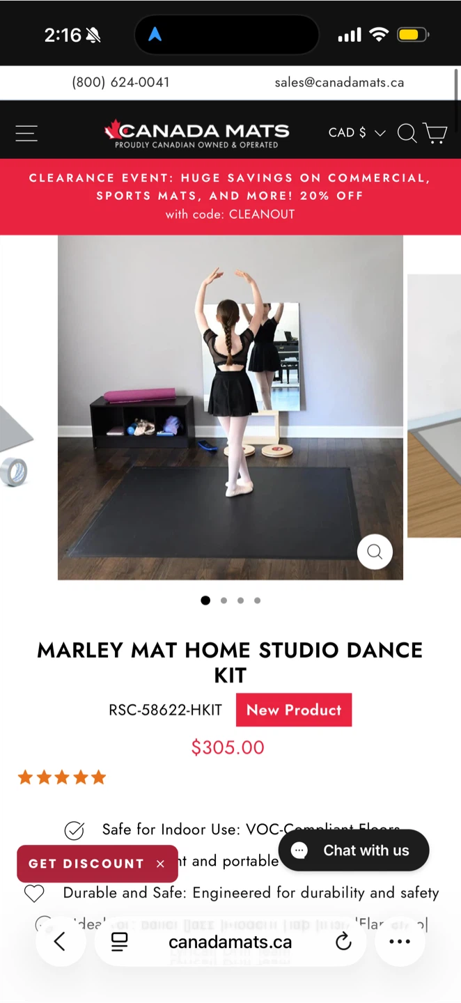 Marley portable dance mat - photo 2