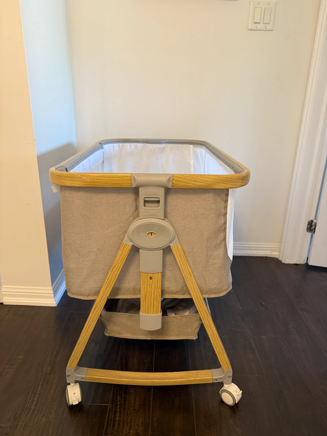 New Portable Bassinet with Wheels and Storage - photo 3