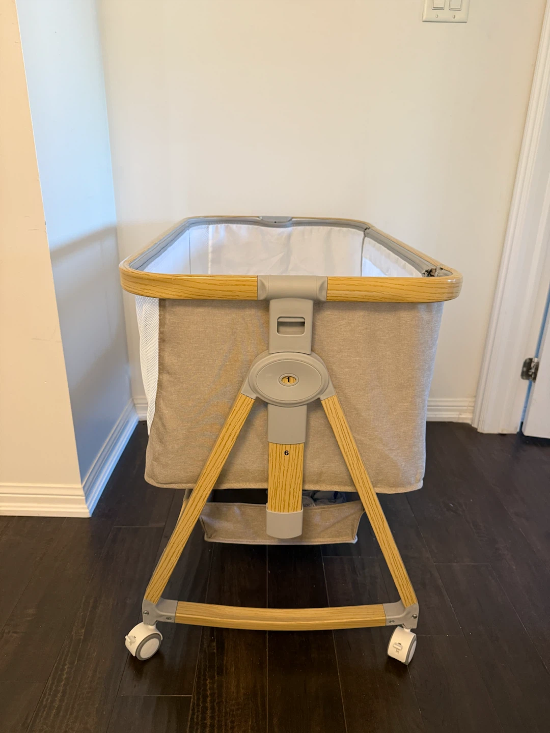 New Portable Bassinet with Wheels and Storage - photo 4