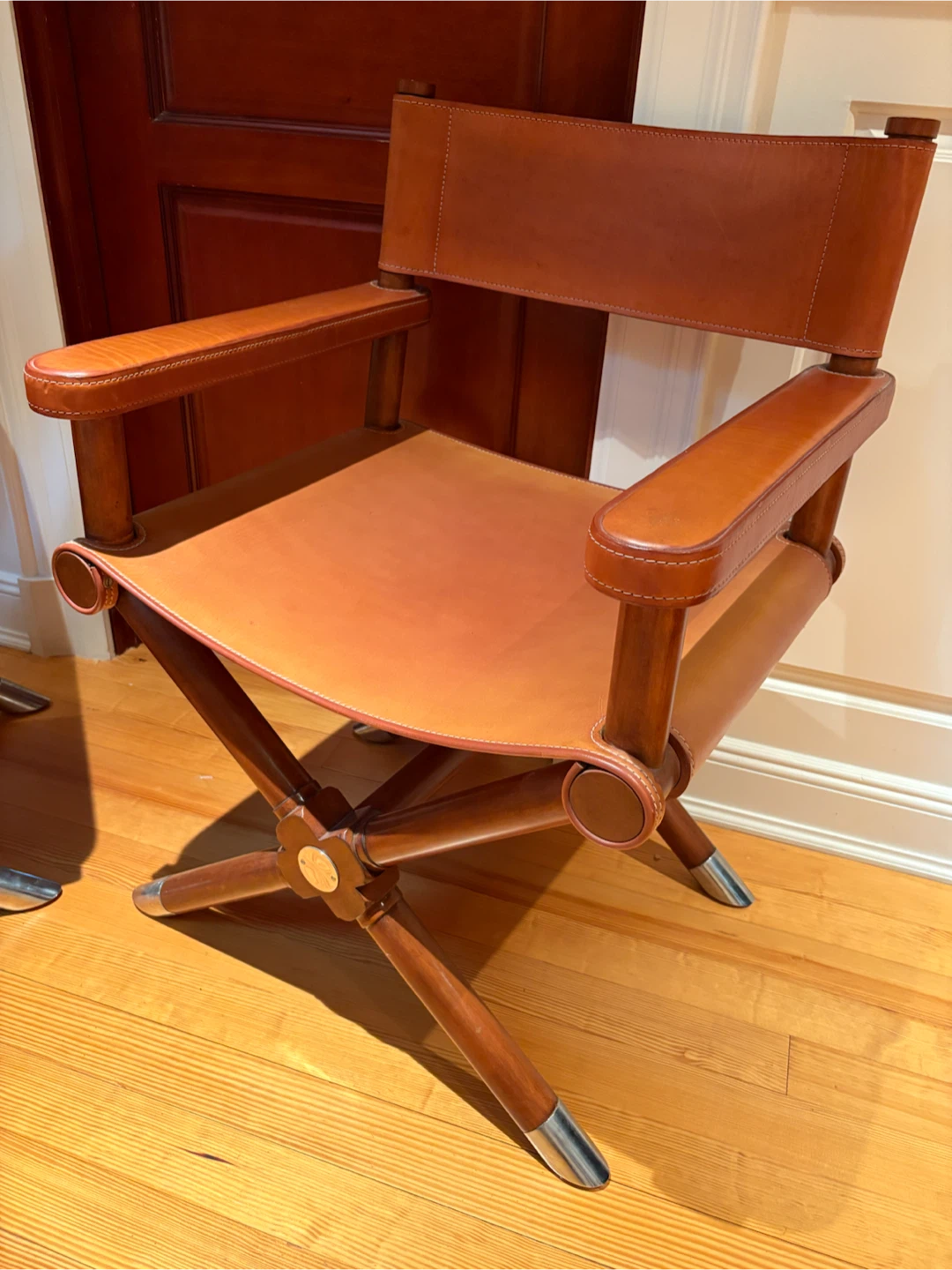 Set of Ralph Lauren Holbrook Leather Director's Chair - photo 2