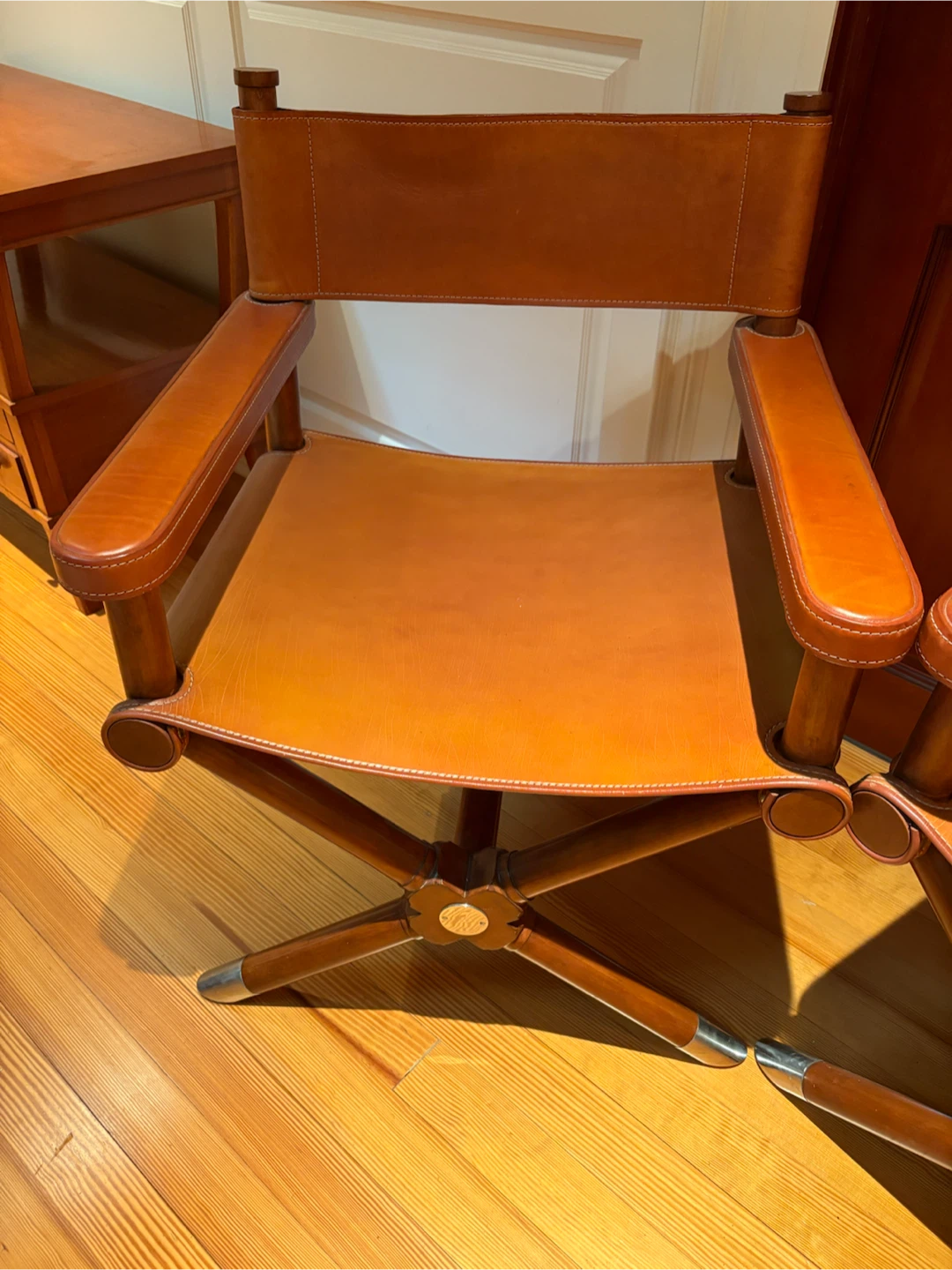 Set of Ralph Lauren Holbrook Leather Director's Chair - photo 5