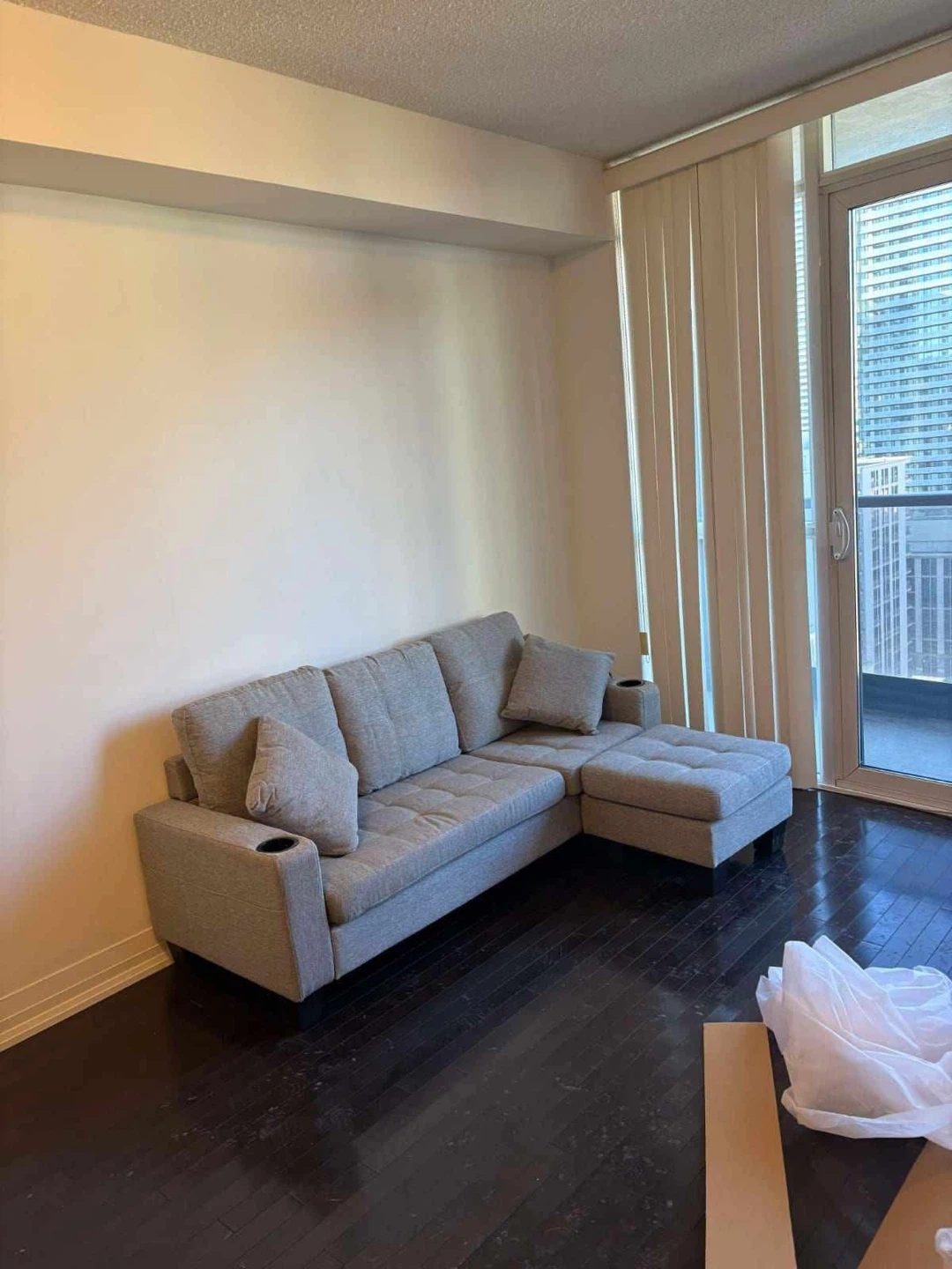 Grey Sectional Sofa with Chaise