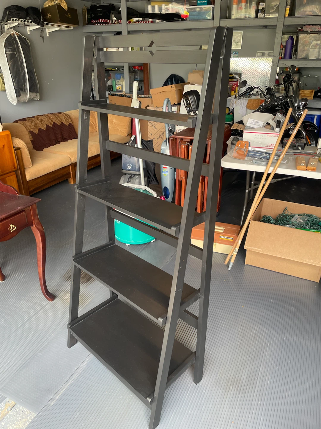Folding Ladder Bookshelf