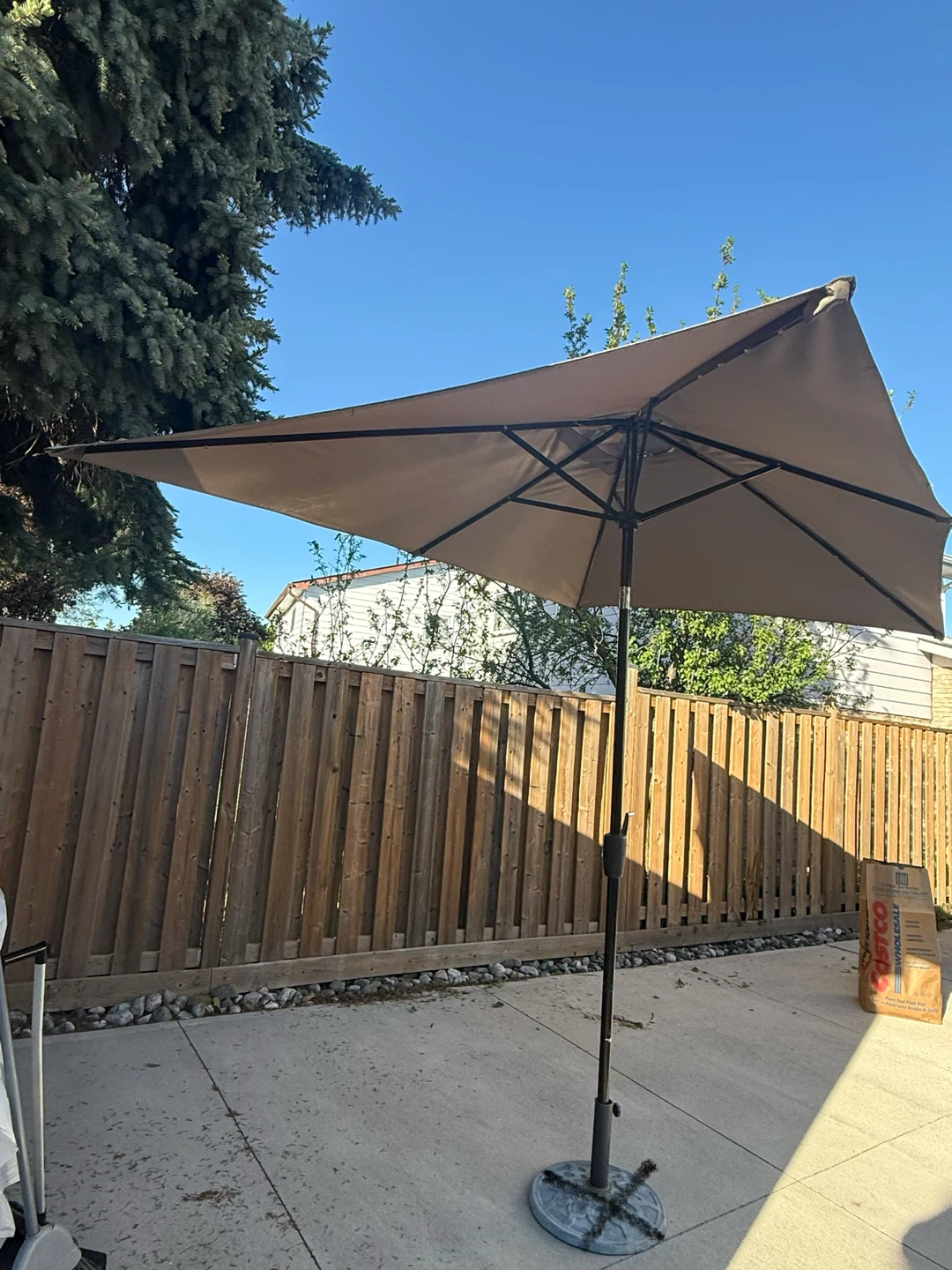 9.5 x 6 ft Rectangular Patio Umbrella Frame (No Base) - photo 3