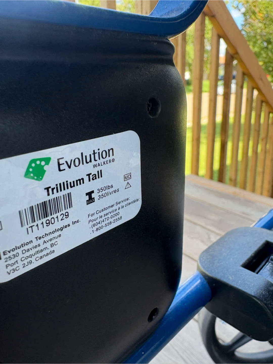 Evolution Walker Trillium Tall - photo 5