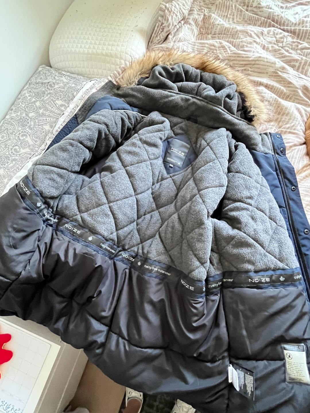 NOIZE Navy Blue Parka Jacket -30C - photo 2