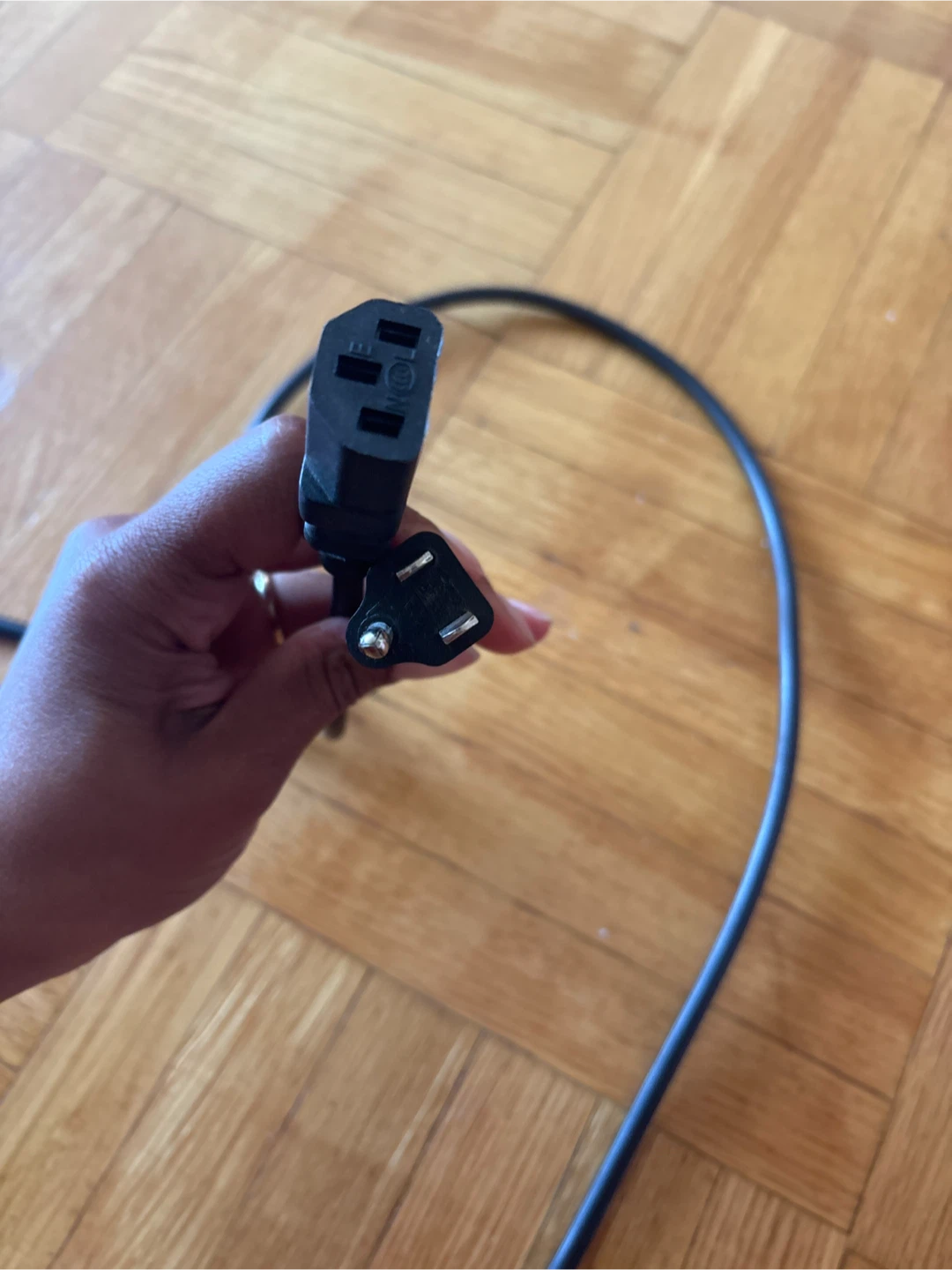 Black Power Cord Cable - photo 2