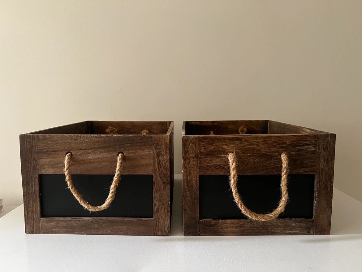 Decorative wood boxes