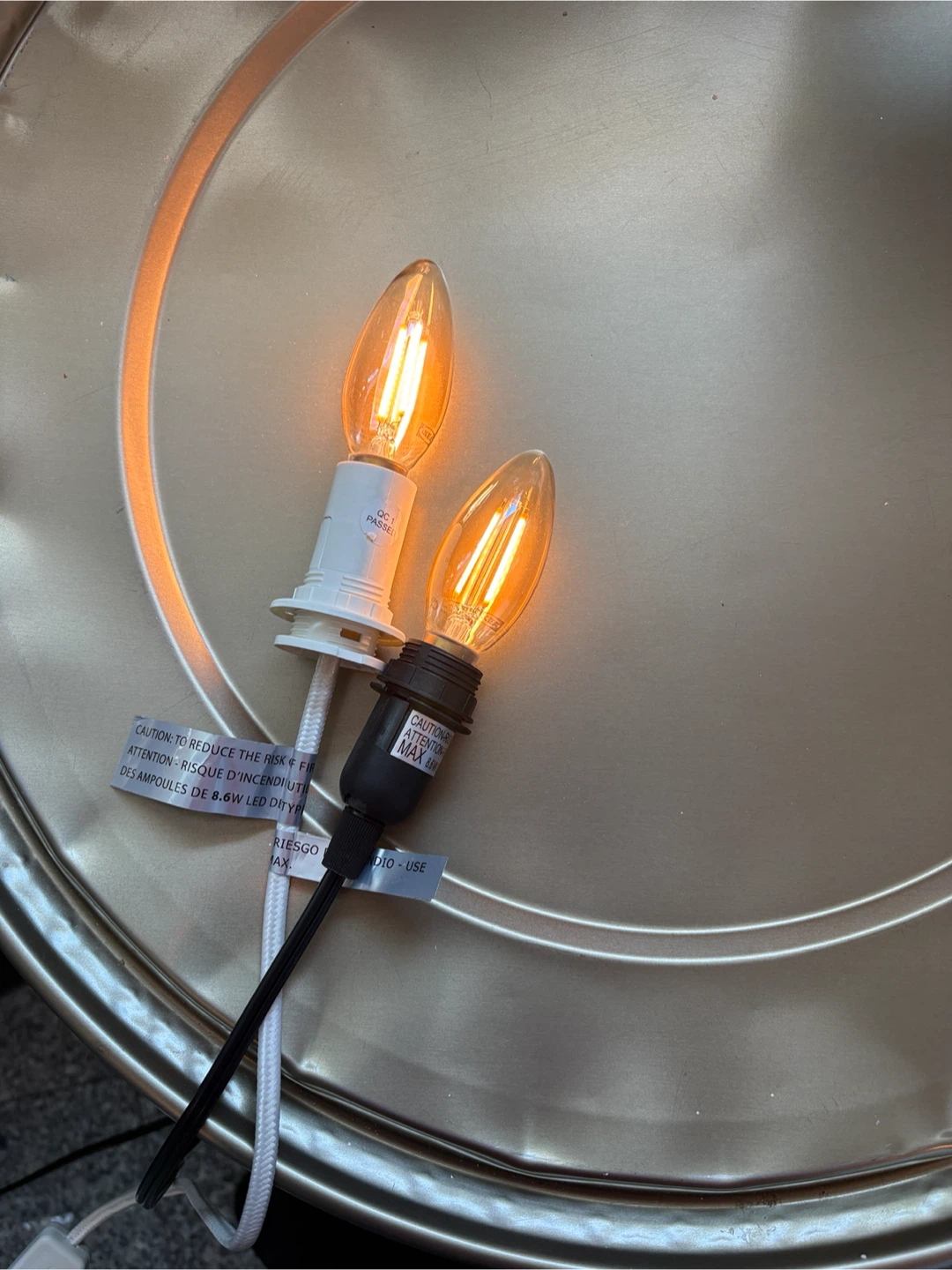Candle Style LED Light Bulbs (2 Pack)