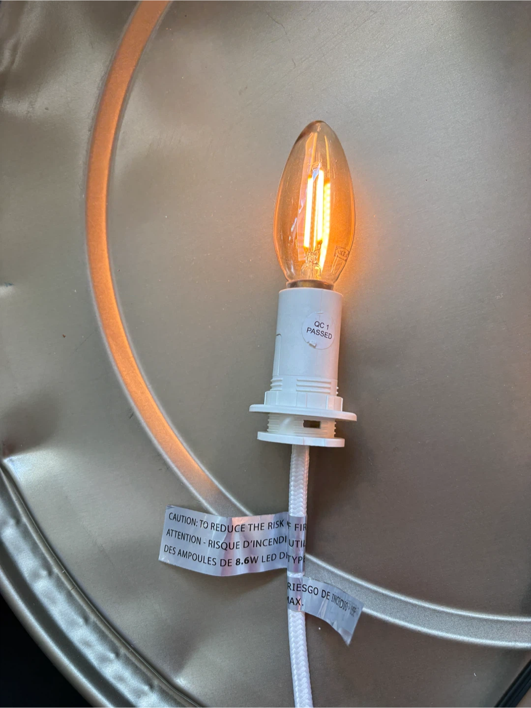 Candle Style LED Light Bulbs (2 Pack) - photo 2