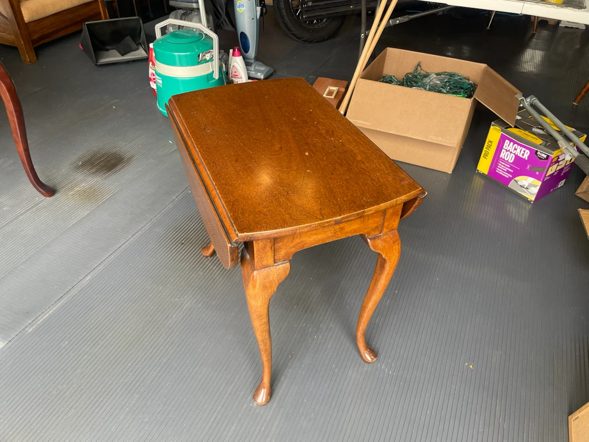 Wooden Drop Leaf Table - photo 2