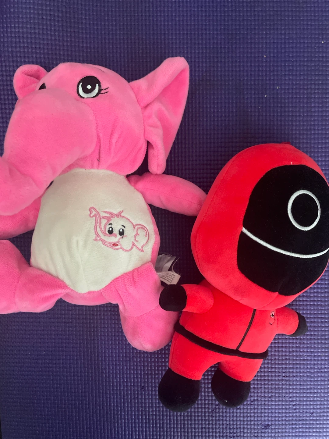 Pink Elephant & Squid Game Plush Toys