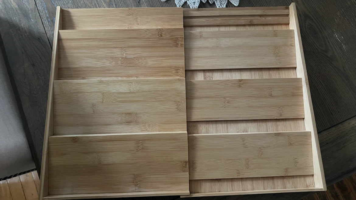 Bamboo Spice Rack Organizer