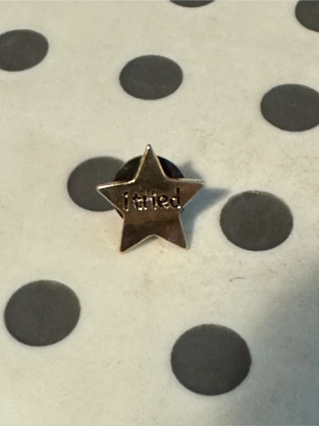 Star "I Tried" Pin