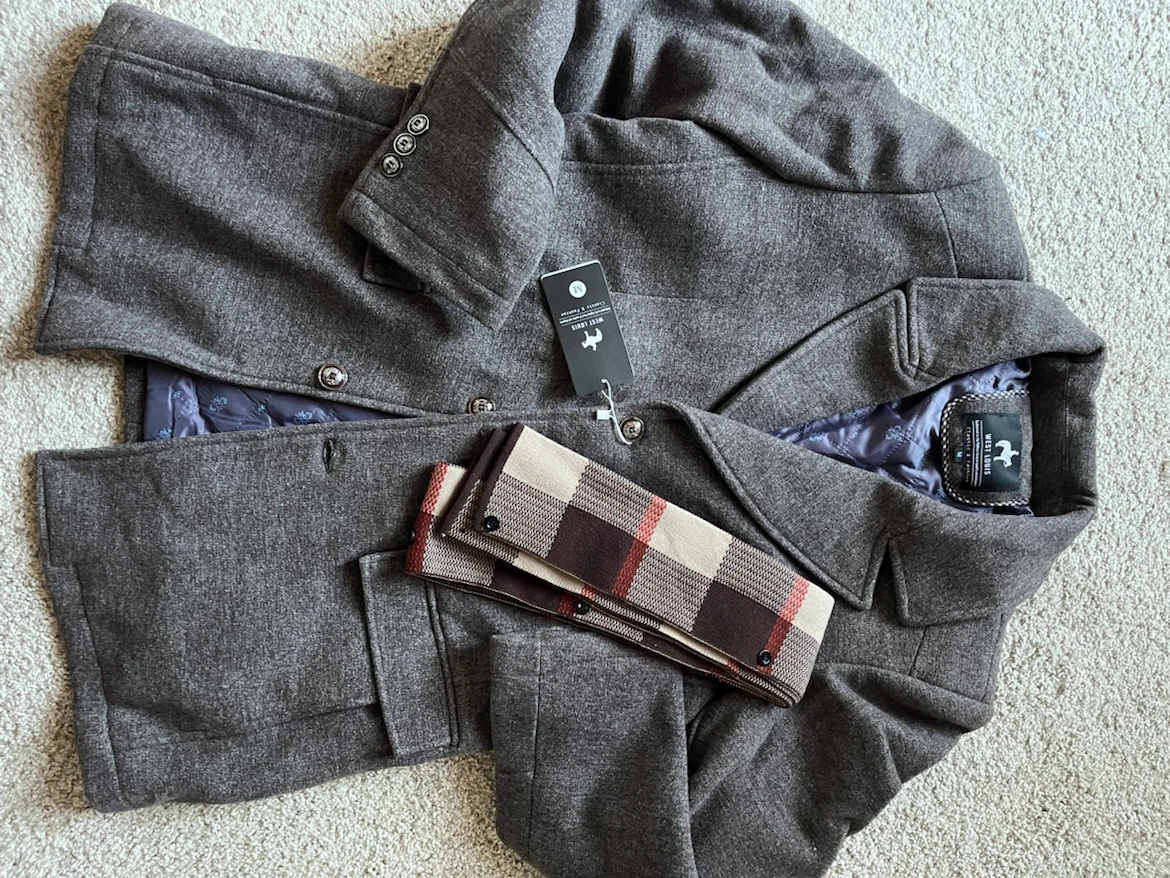 West Louis Men's Medium Classic Fashion Coat - photo 4