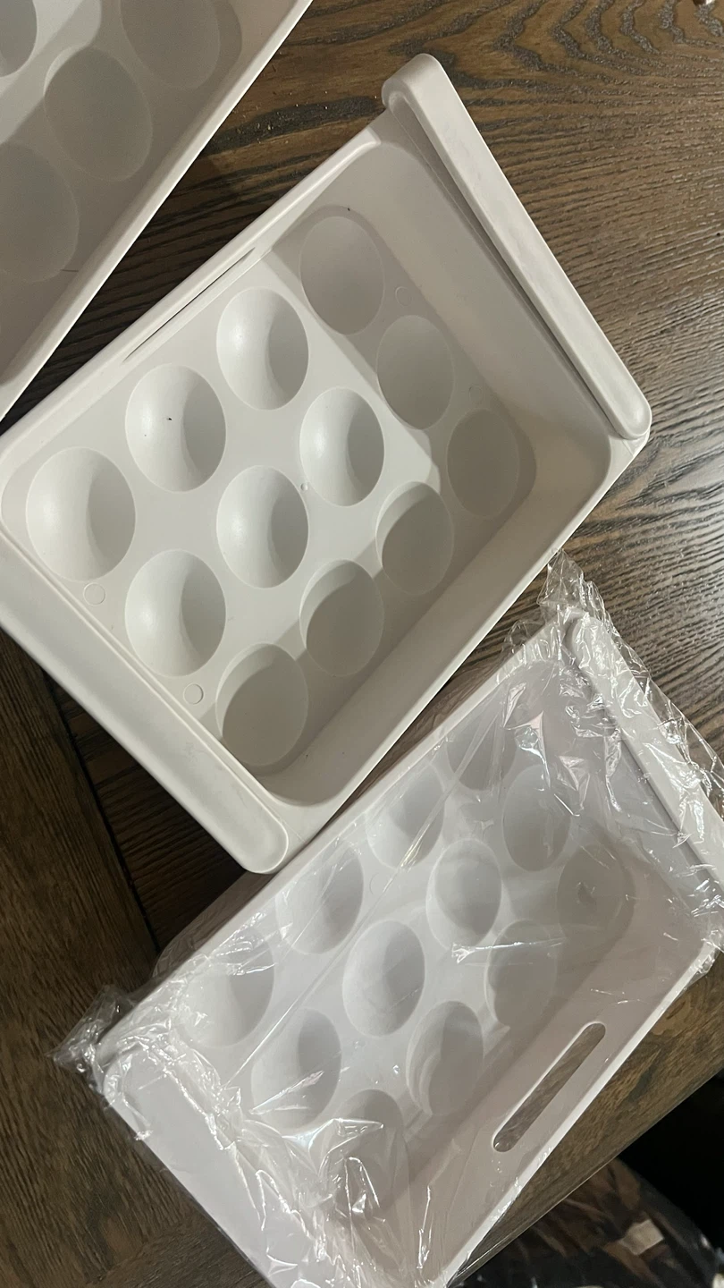 White Egg Holder Tray