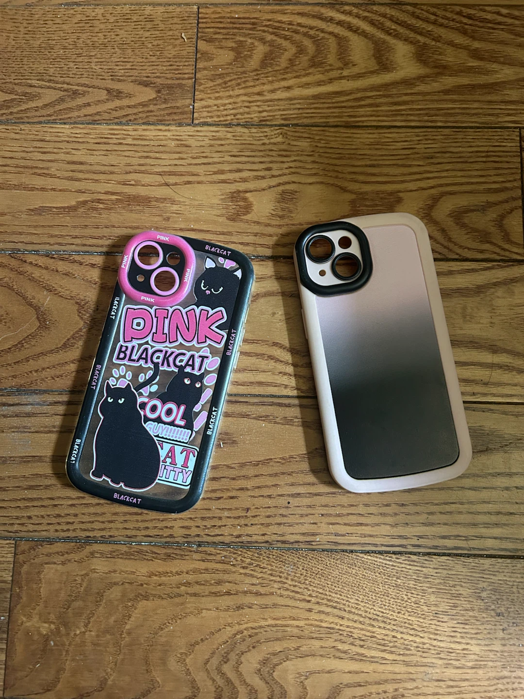 Blackcat Pink iPhone Case