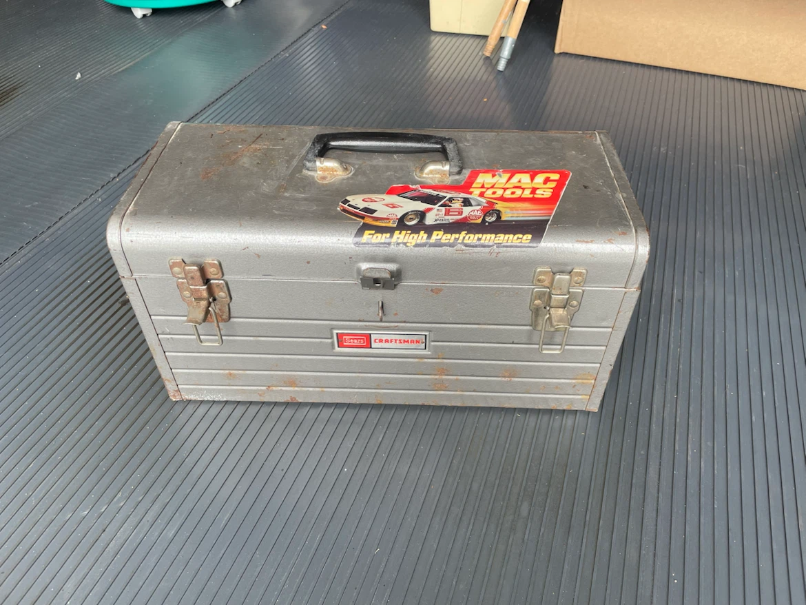 Vintage Craftsman Metal Toolbox - photo 2