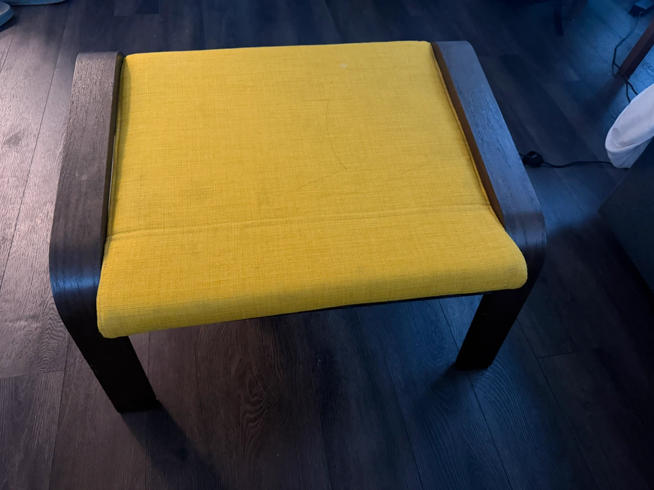 Yellow foot rest