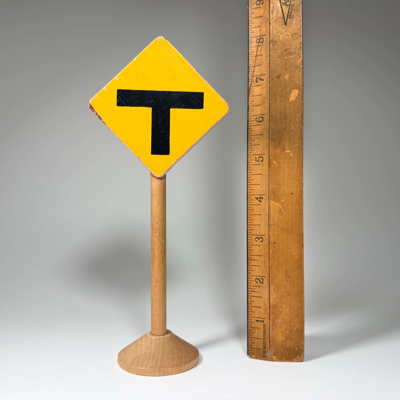 13x Vintage Wooden Toy Street Signs - photo 5