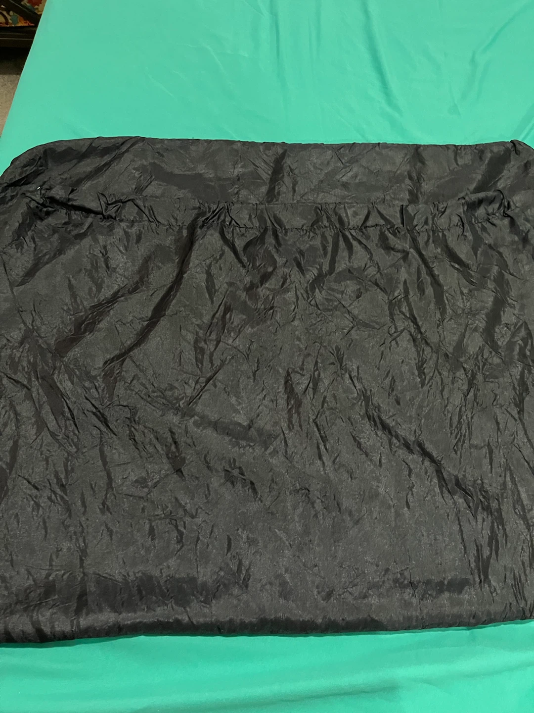 Black Nylon Laundry Bag with Drawstring - photo 2