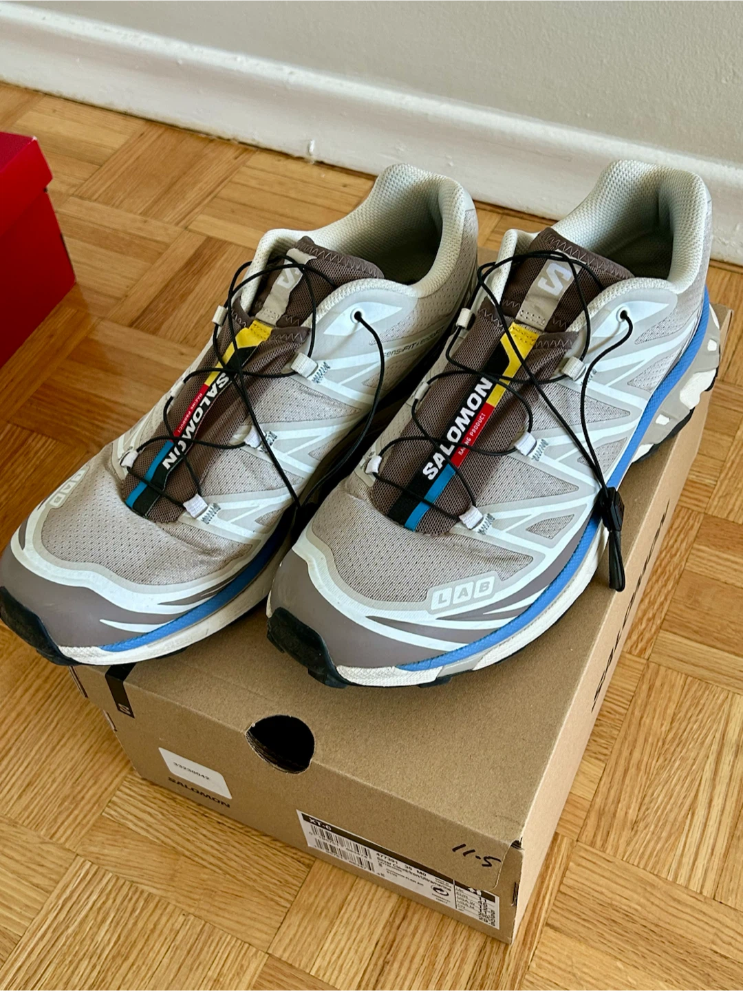 11.5M Salomon XT-6 "Silver Cloud" Shoes - photo 3