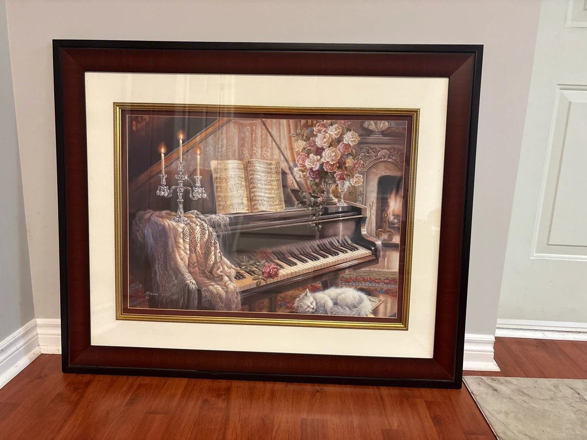 Large framed and matted Print a classic