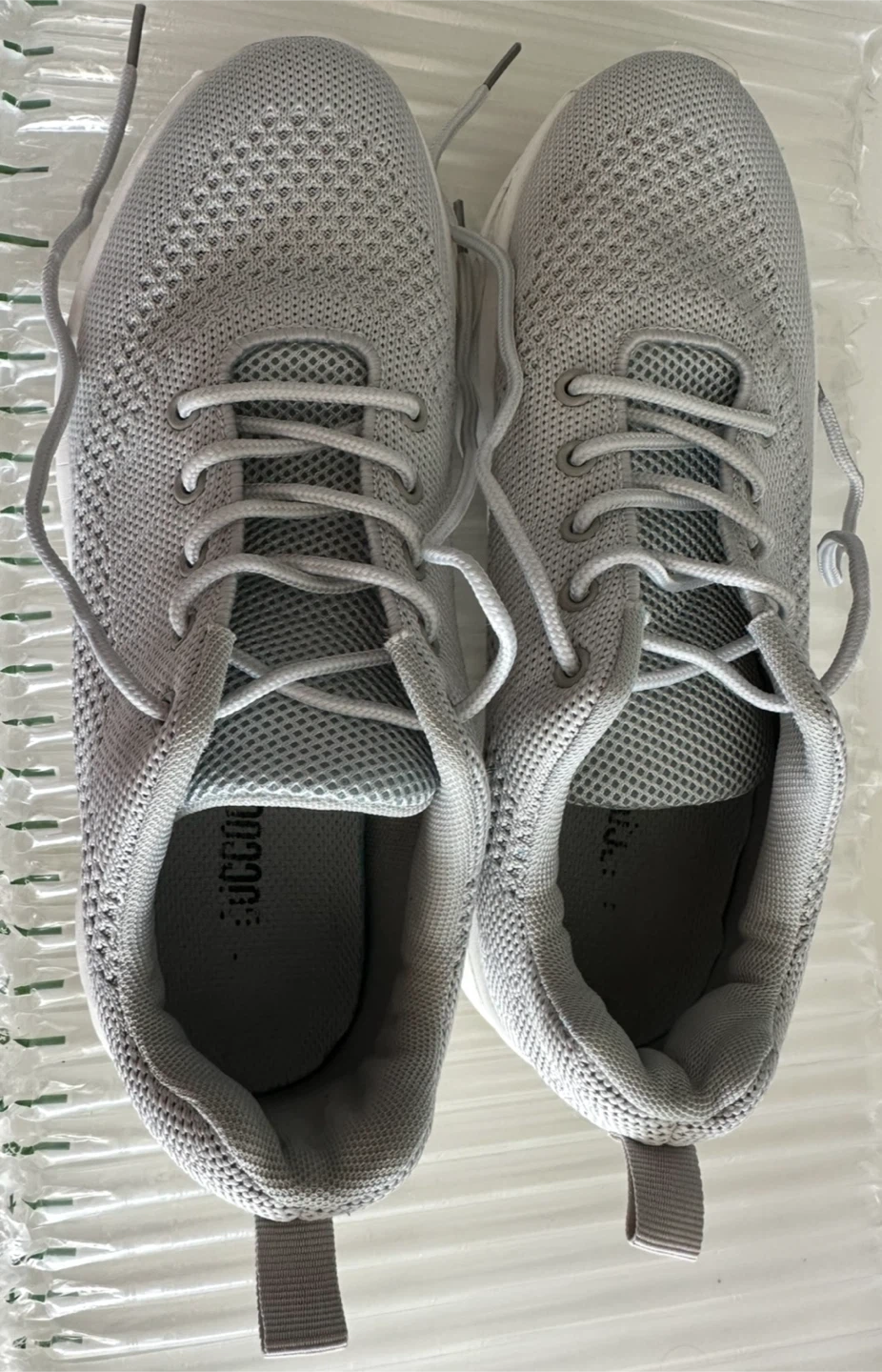 Grey Knit Sneakers