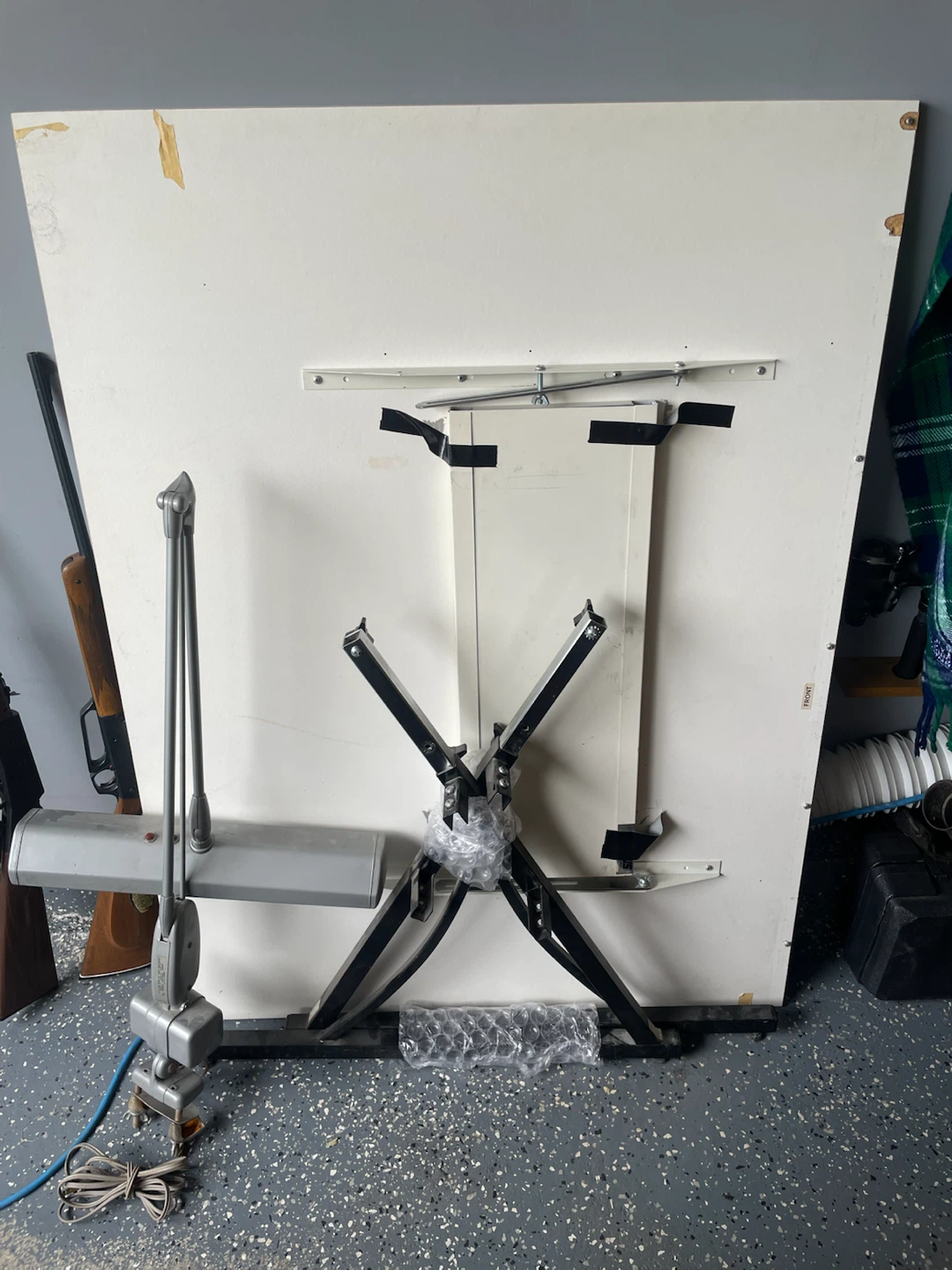 Drafting Table with Lamp