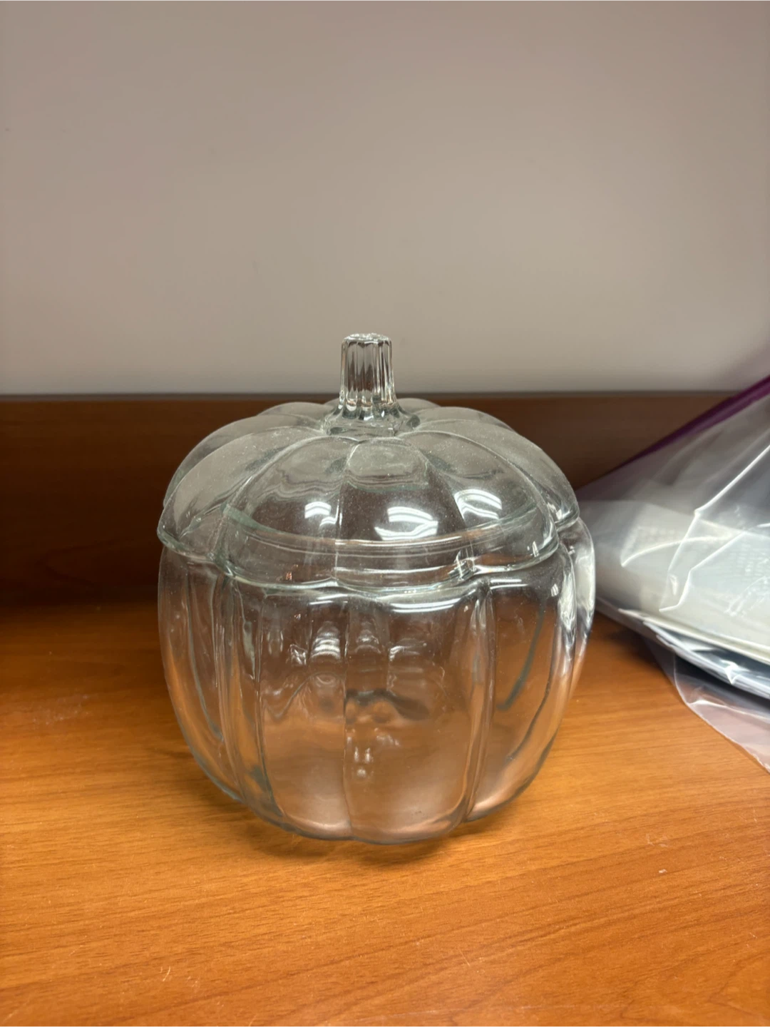 Set of three decorative pumpkins - photo 3
