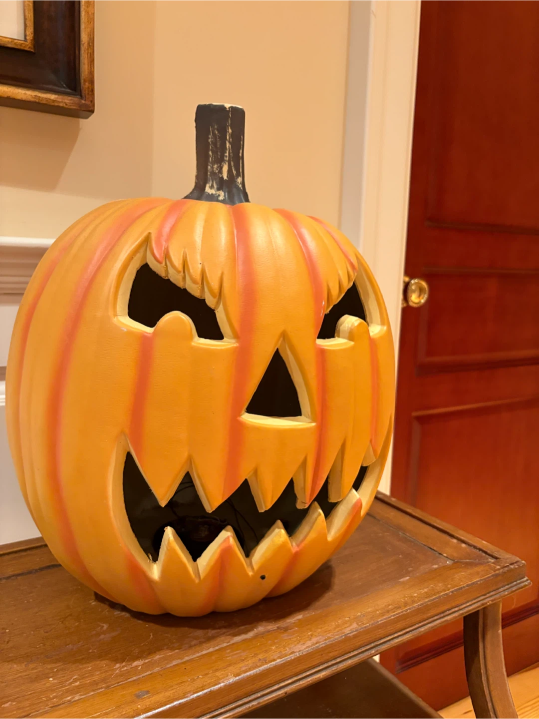 Set of three decorative pumpkins - photo 4